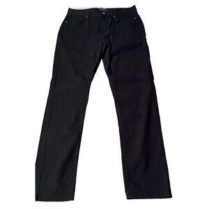 H&M Slim Fit Coupe Etroite Casual Pants Cotton Black 29W-32L EUC 5 Pocket